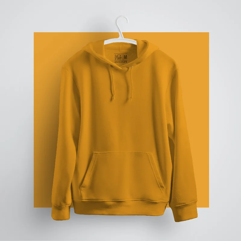 Mustard Yellow Hoodie - Fully Solid