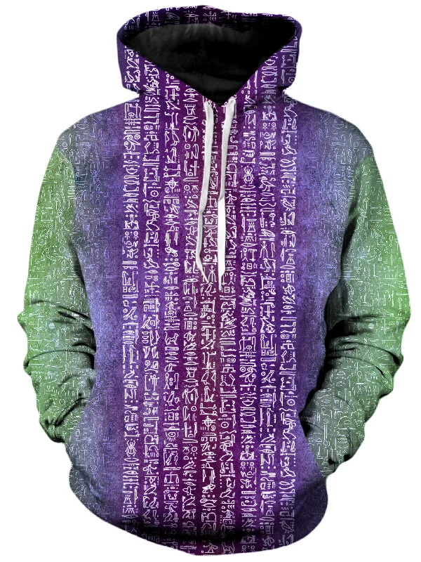 Neon Hieroglyph Unisex Hoodie