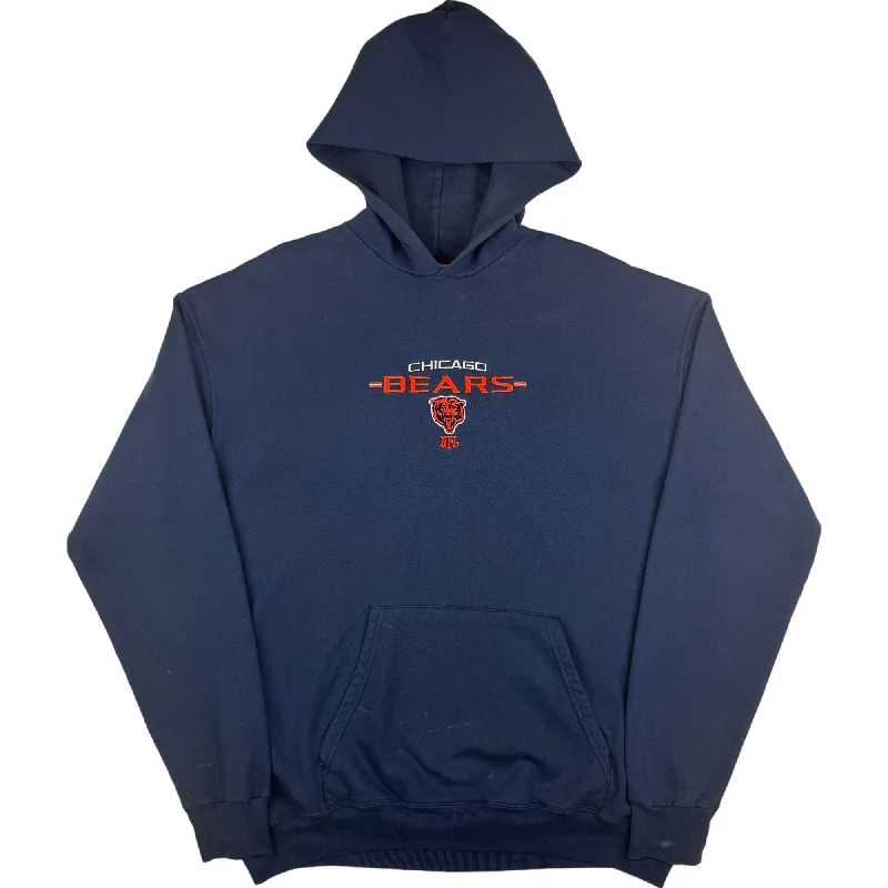 NFL Chicago Bears Embroidered Pullover Hoodie Navy