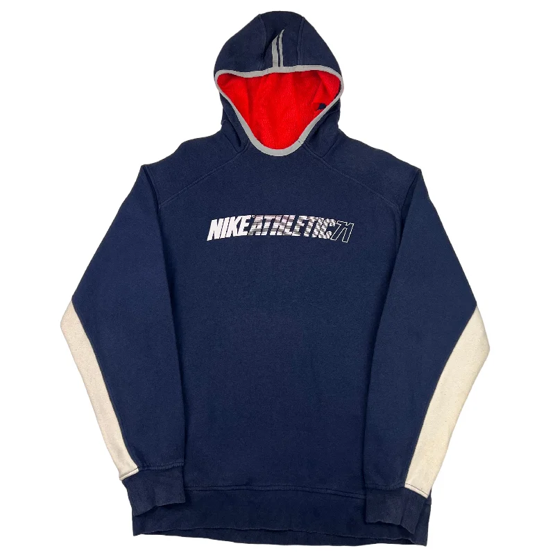 Nike Athletic 00's Contrast Hooded Sweatshirt Navy