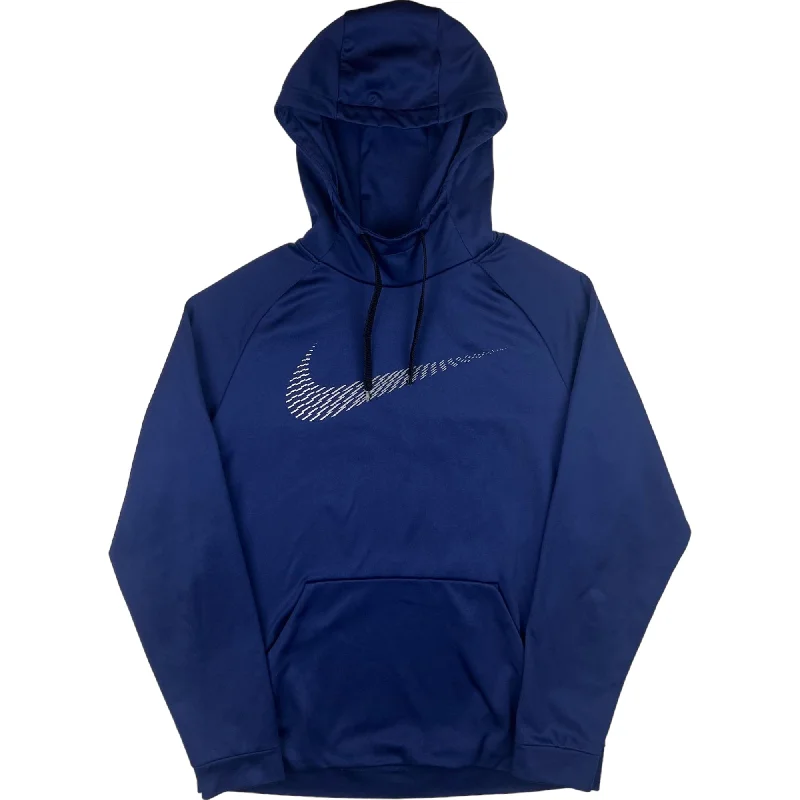 Nike Big Swoosh Hooded Sweatshirt Blue