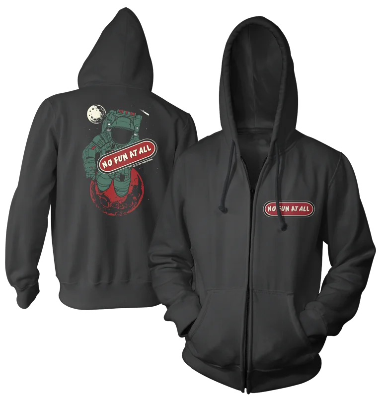 NO FUN AT ALL "Out Of Bounds" (Zip Hoodie)