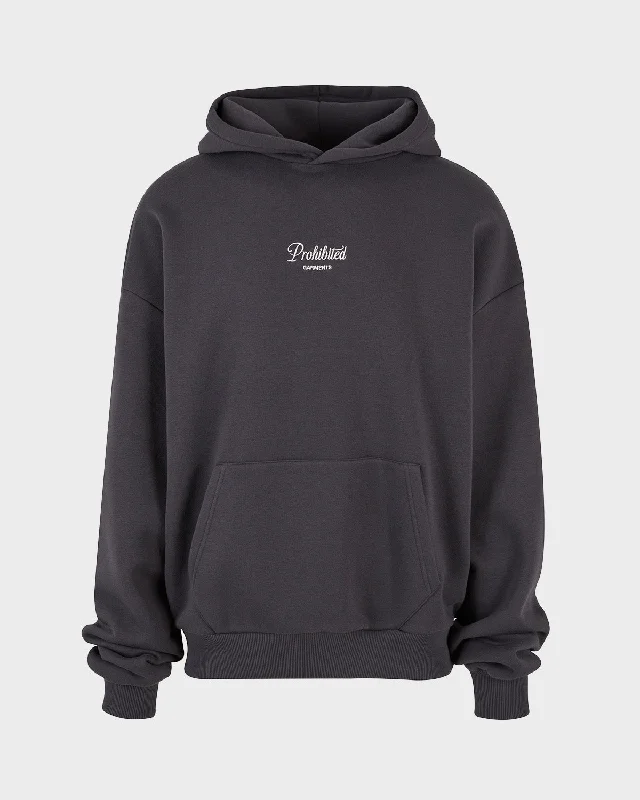 PB Garment Hoodie Dark Grey