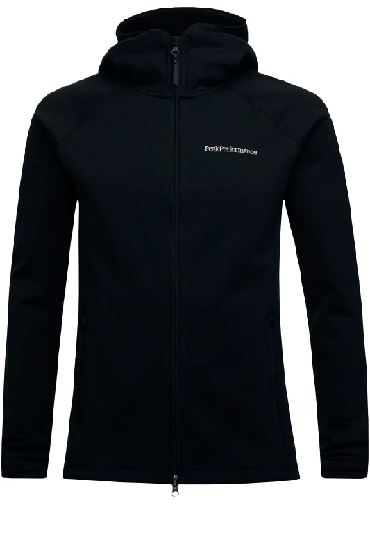 Peak Performance Zip Hoodie Chill Black