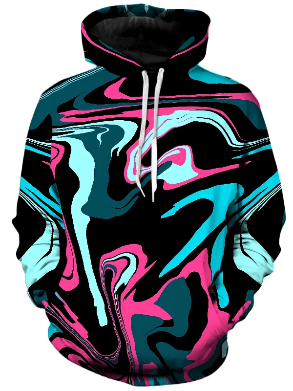 Pink Cyan Melt Unisex Hoodie