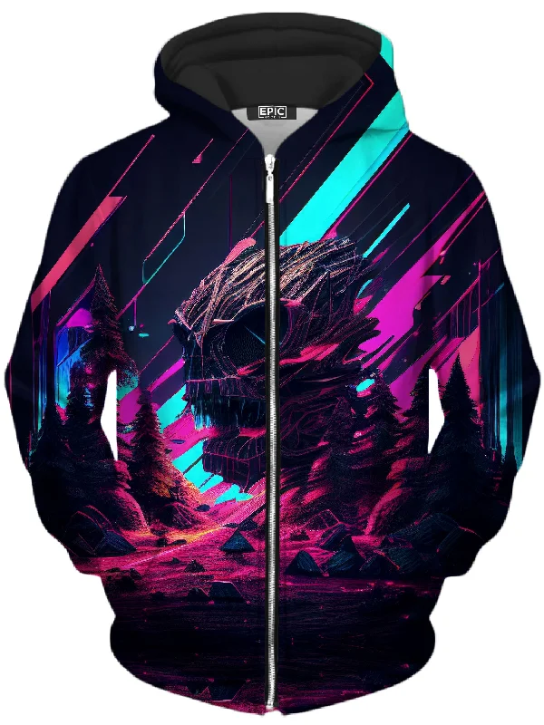 Portal Breach Unisex Zip-Up Hoodie