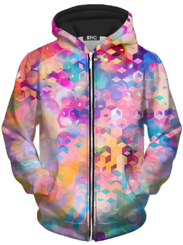 Portal Realm Unisex Zip-Up Hoodie
