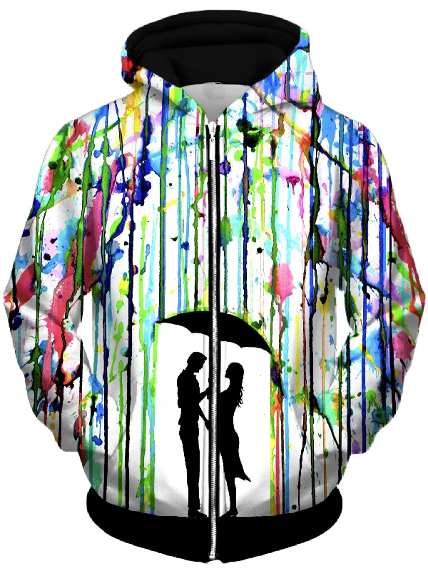 Pour Deux Unisex Zip-Up Hoodie