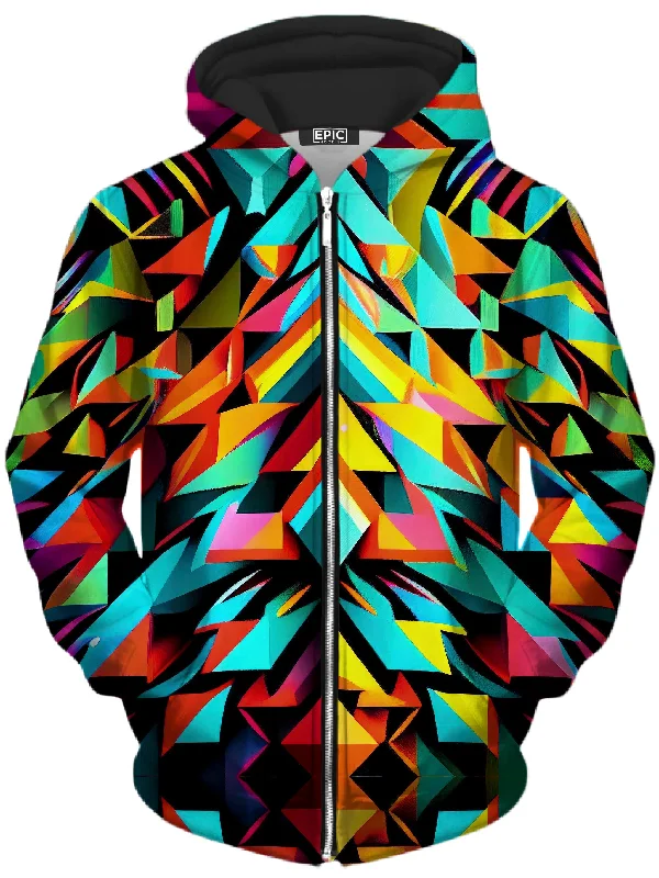 Prisms Unisex Zip-Up Hoodie
