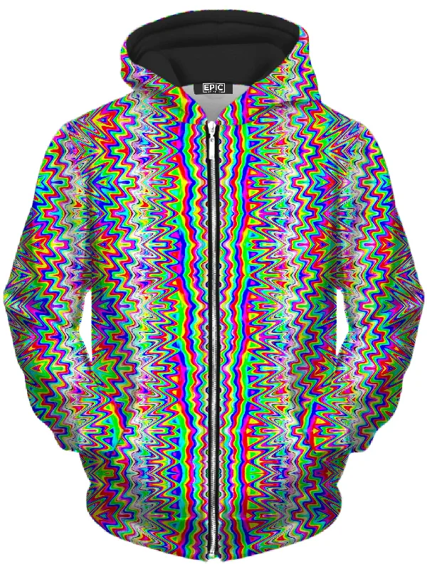 Psy Trip Unisex Zip-Up Hoodie