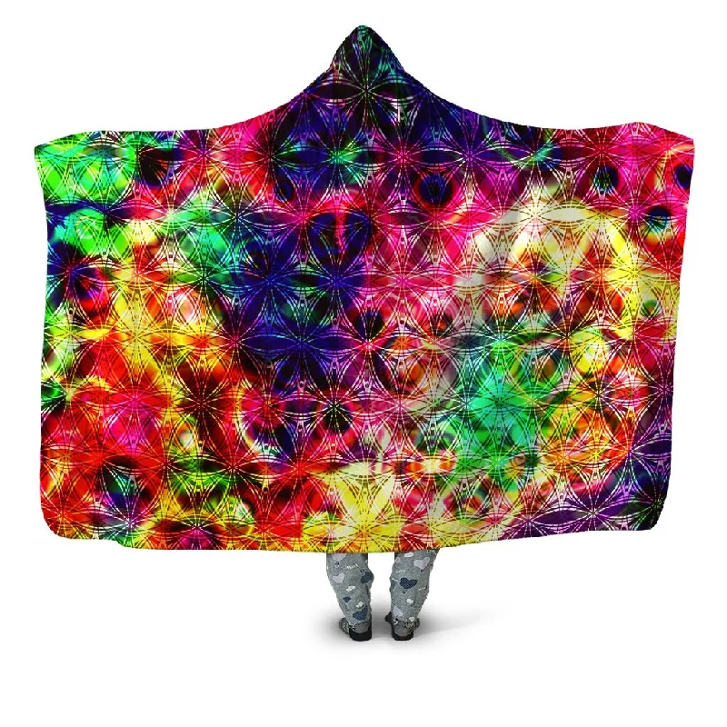 Psychedelic Flow Hooded Blanket