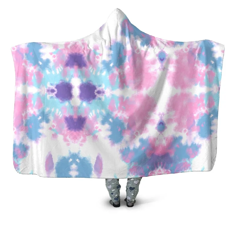 Purple Dye Hooded Blanket