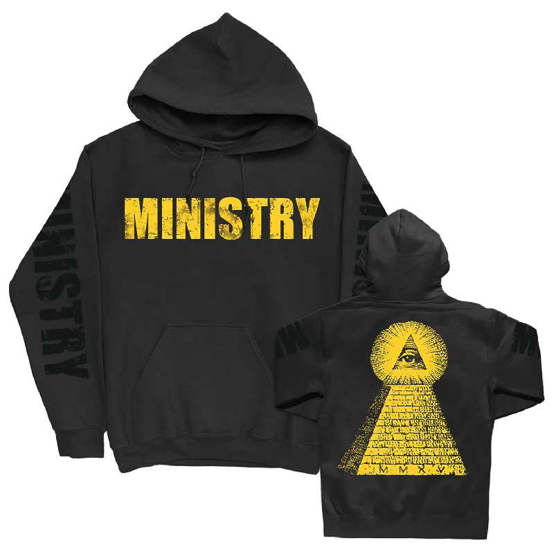 Pyramid Pullover Hoodie (Black)
