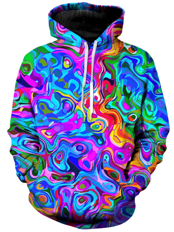 Rainbow Ripples Unisex Hoodie