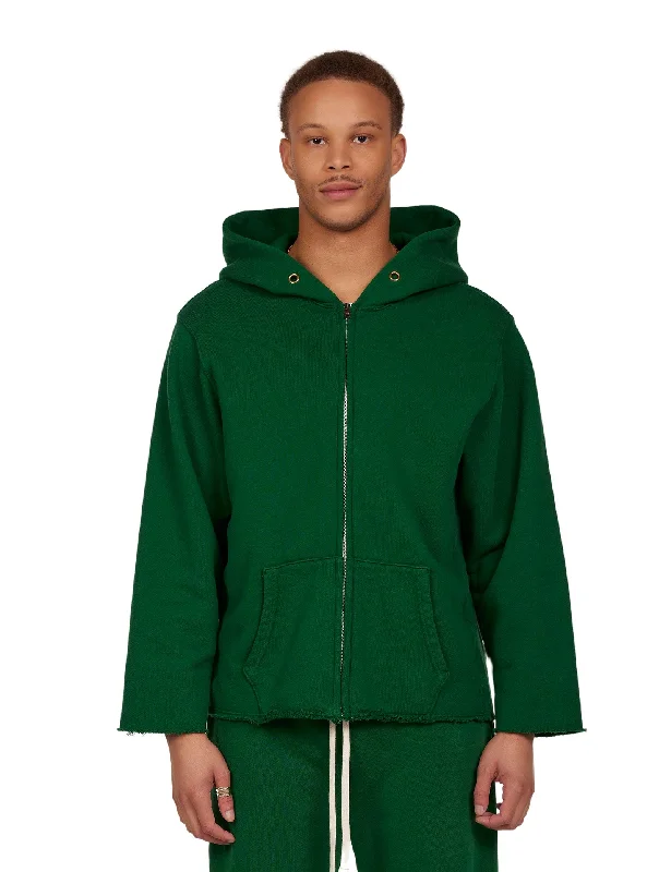 Heavyweight Raw Zip Hoodie