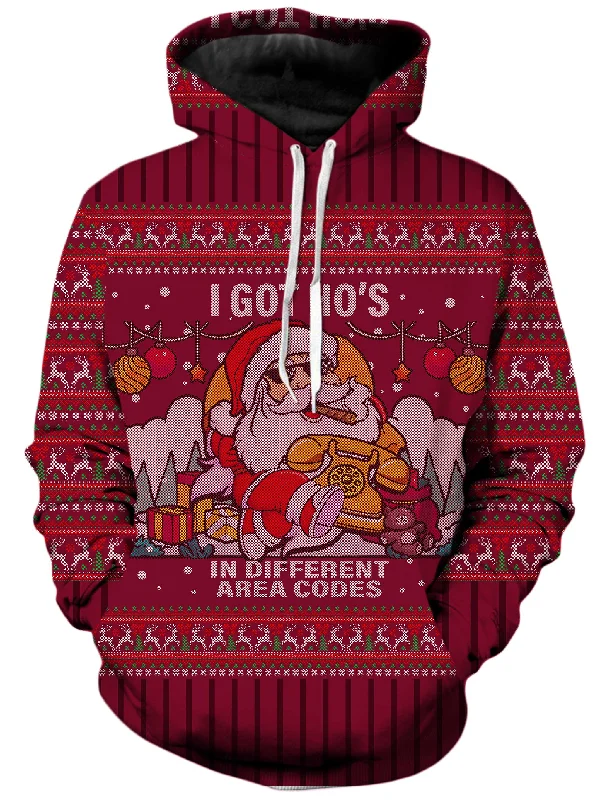 Santa Pimp Unisex Hoodie