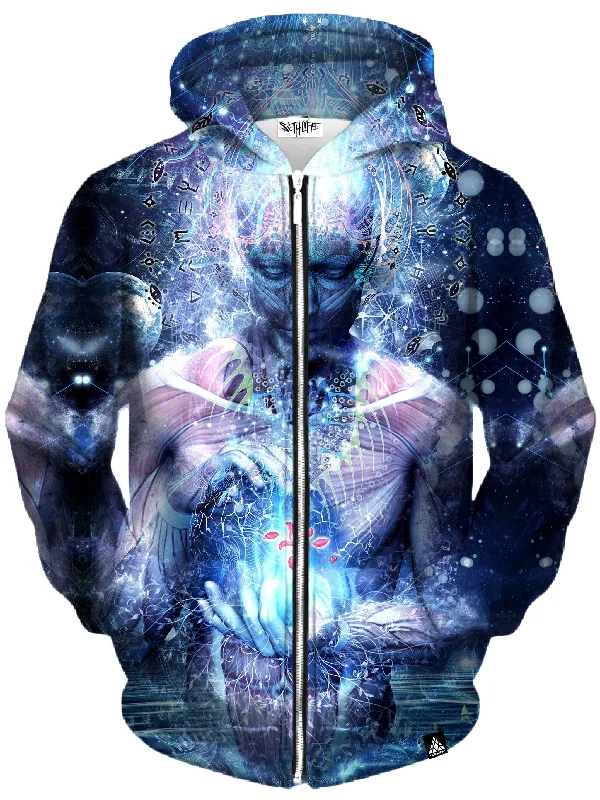Silence Seekers Unisex Zip-Up Hoodie