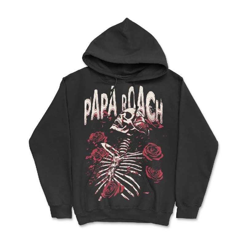 Skele Roses Hoodie (Black)