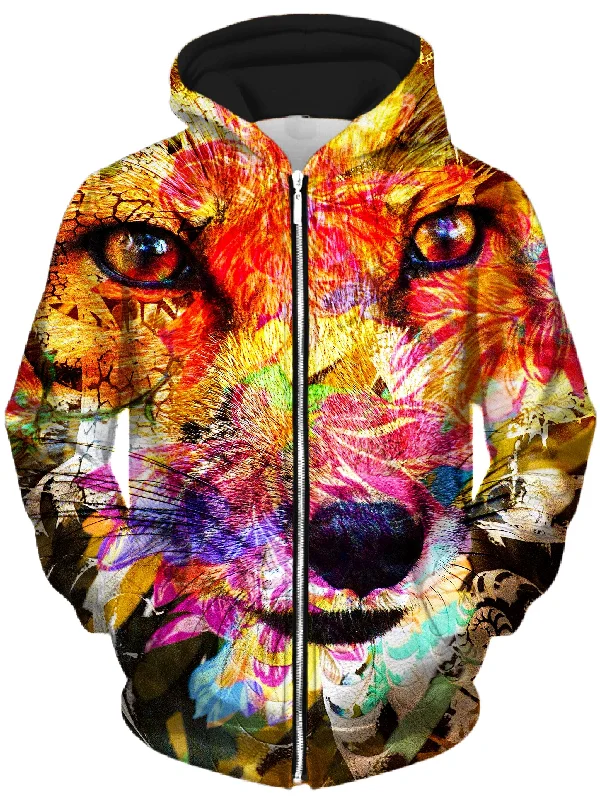 Sly Fox Unisex Zip-Up Hoodie