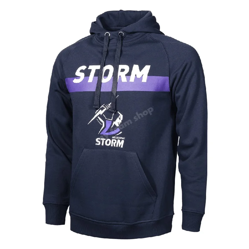 MELBOURNE STORM MENS NRL FLEECE HOODIE