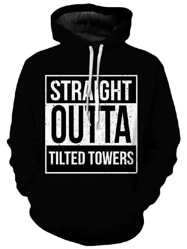 Straight Outta Tilted Towers Kids Hoodie