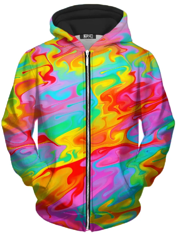 Summer Solstice Unisex Zip-Up Hoodie