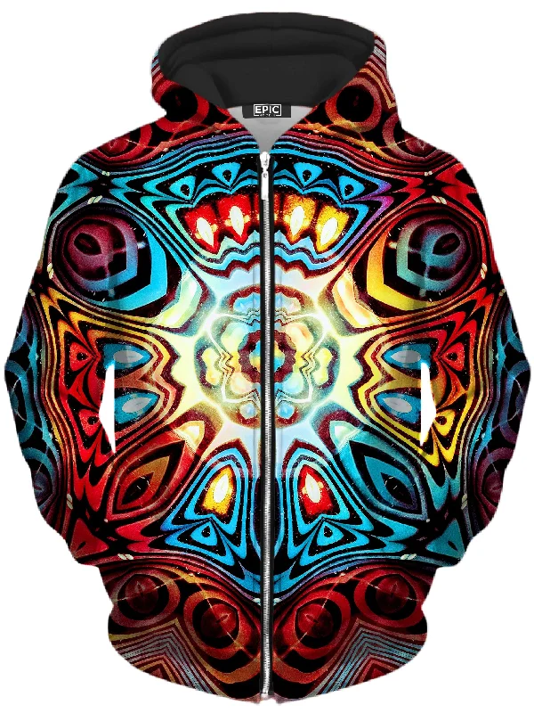 Synaptic Unisex Zip-Up Hoodie