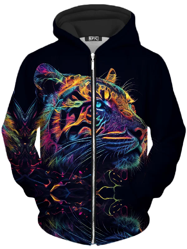 Tigre Realm Unisex Zip-Up Hoodie