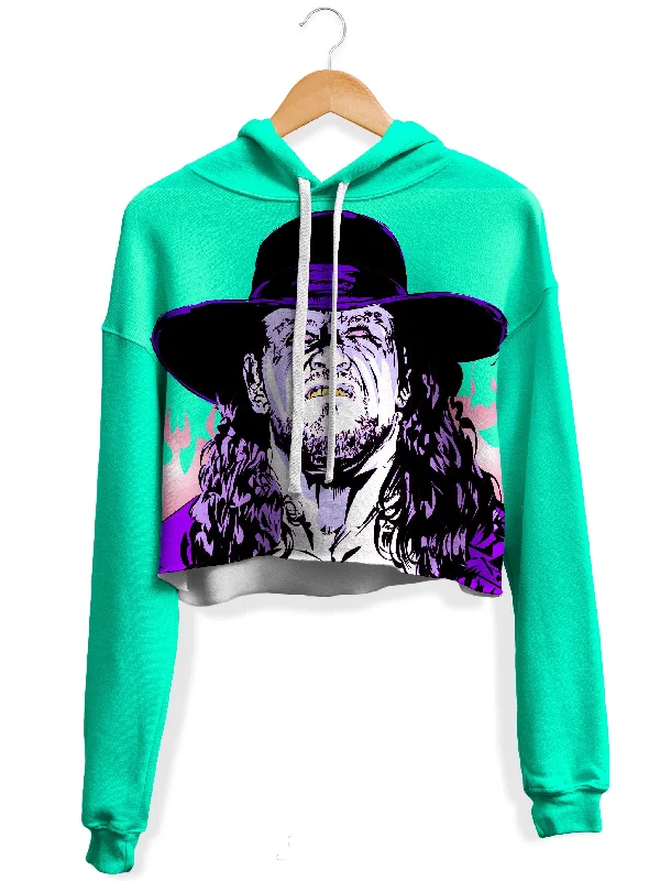 Tombstone Fleece Crop Hoodie