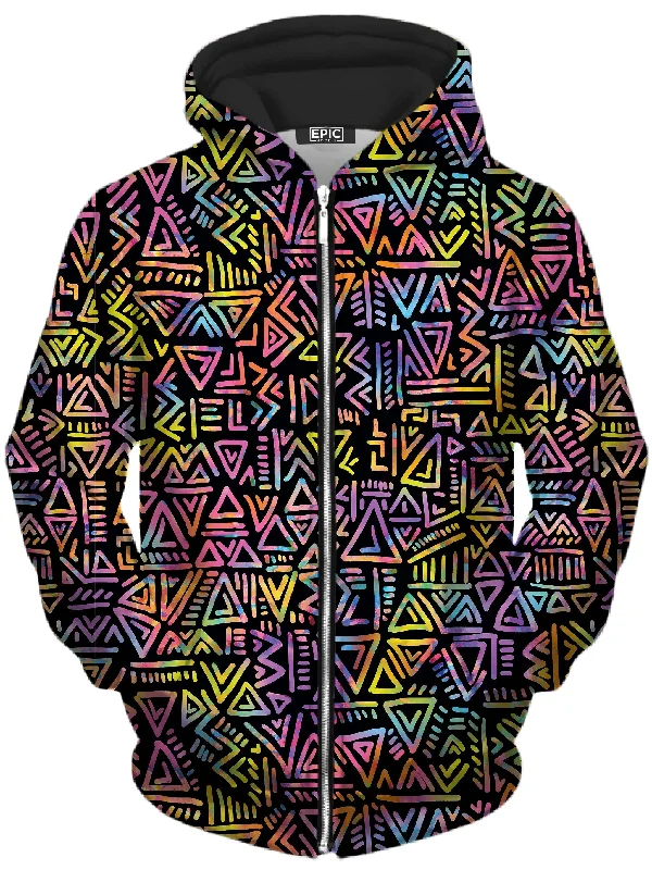 Tribe Vibe Unisex Zip-Up Hoodie