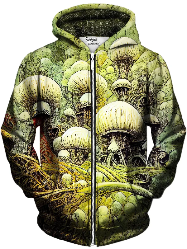 Turbulent Fall Unisex Zip-Up Hoodie