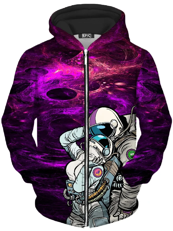 We Landed Unisex Zip-Up Hoodie