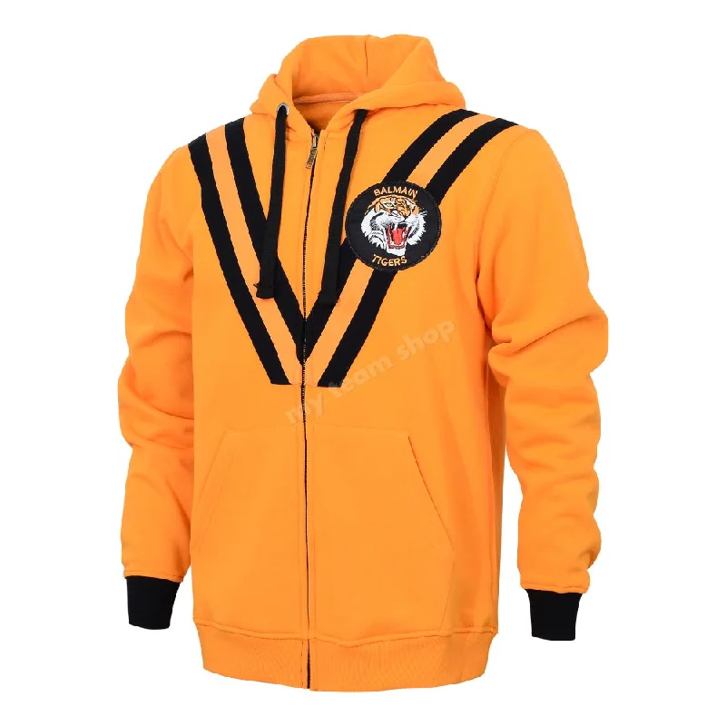 BALMAIN TIGERS NRL RETRO ZIP HOODIE