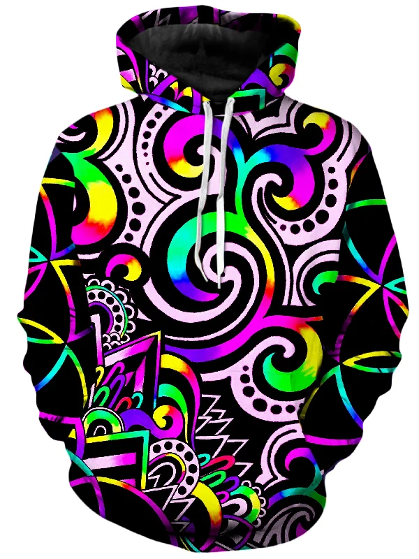 White Doodle Magic Unisex Hoodie