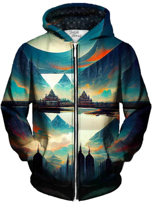 Wounds Of Reality Unisex Zip-Up Hoodie