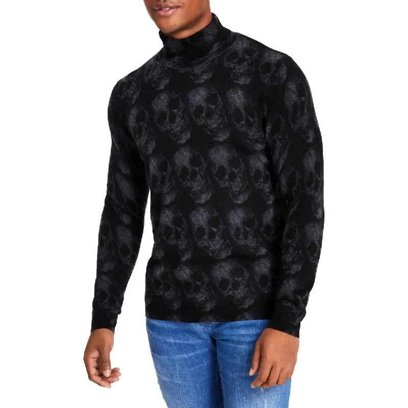 INC Mens Billie Regular Fit Wool Turtleneck Sweater