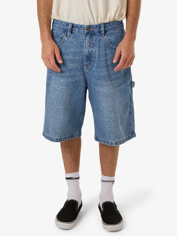 Big Slacker Denim Short - Long Ago Blue