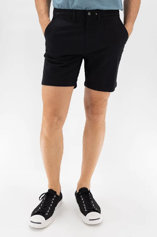 Chino Short 7" - Black