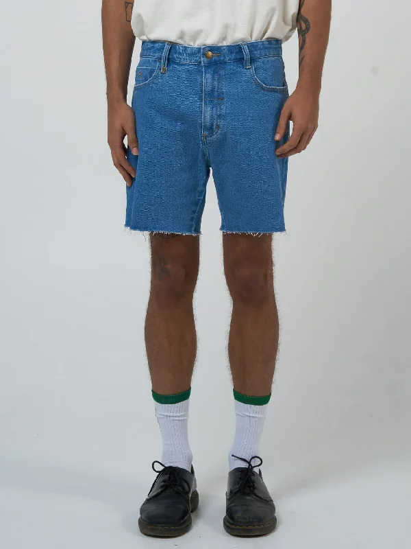 Mandude Denim Short - Peel Blue