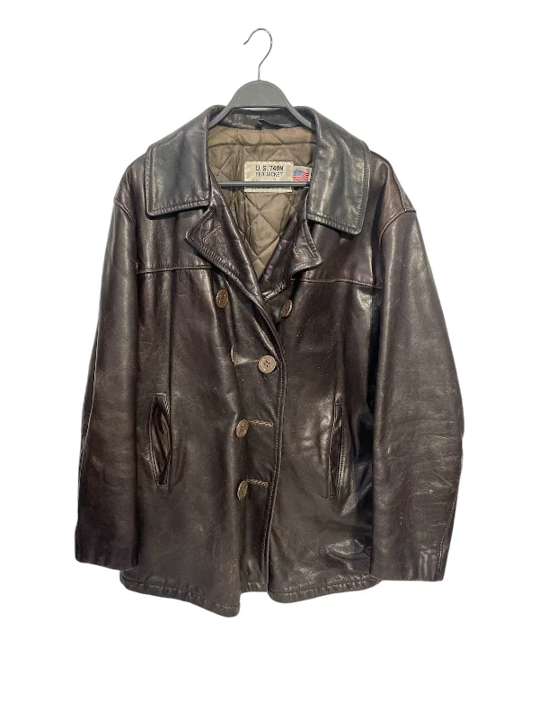 Schott/Leather Jkt/46/Leather/BRW/US740 PEA JACKET