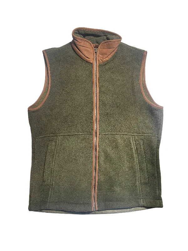 AYLSHAM GREEN FLEECE GILET