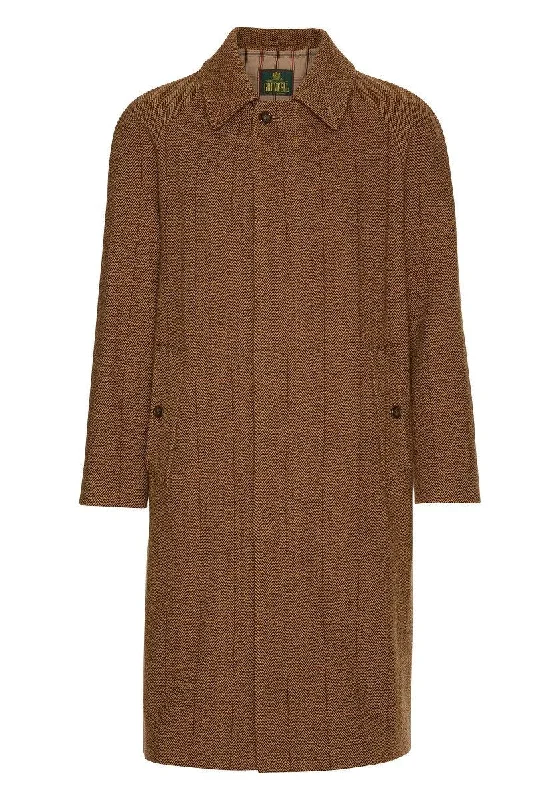 Campbell Herringbone Wool Raincoat