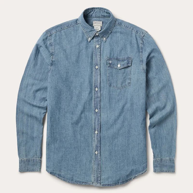 Chambray Button-Down Shirt