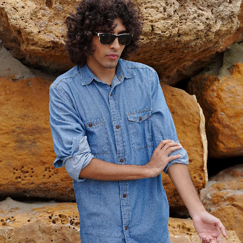 Chambray Double Pocket Shirt