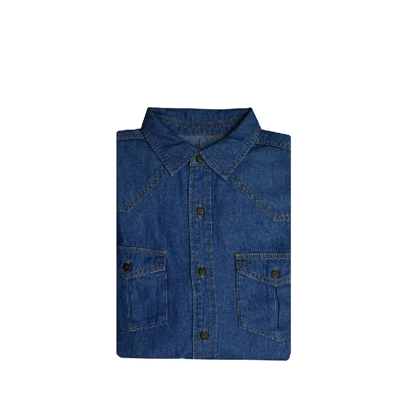 Chambray Double Pockets Shirt