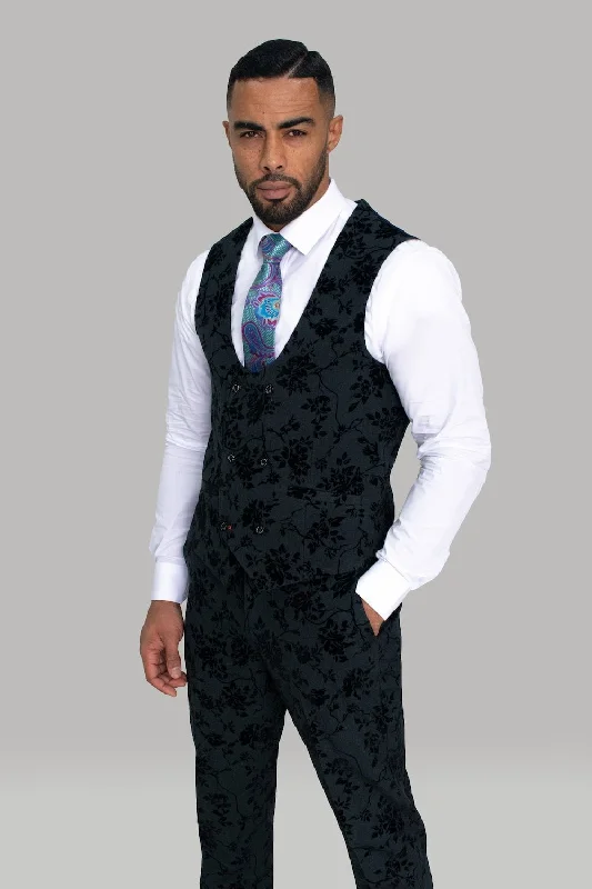 Georgi Floral Double Breasted Waistcoat