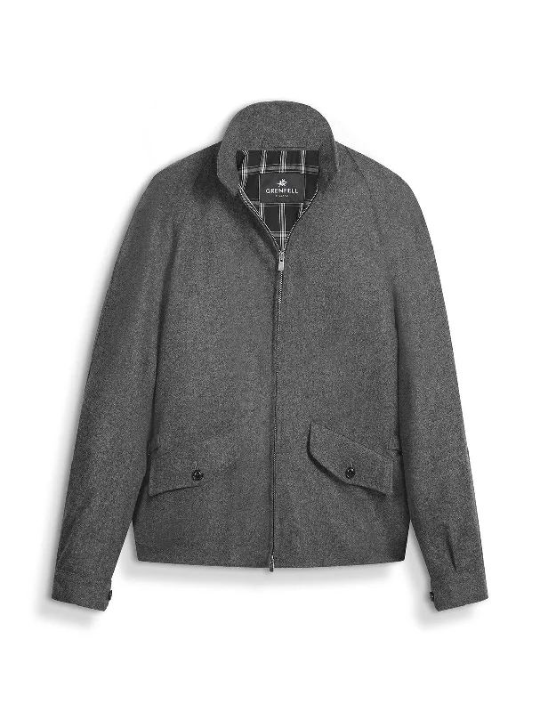Golfer Merino Wool in Grey