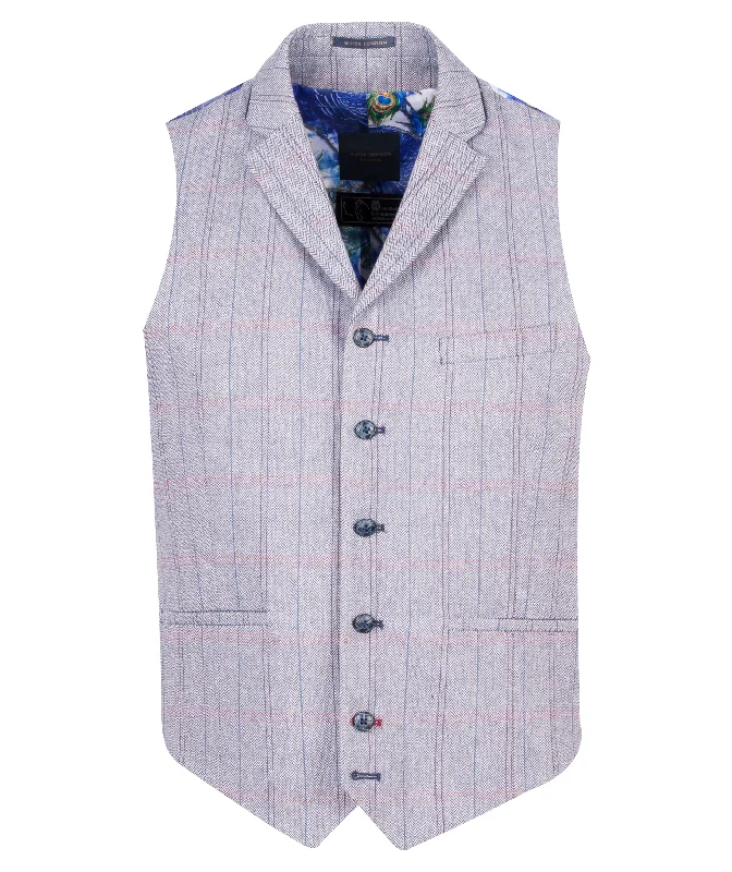 Guide London Waistcoat with Light Check