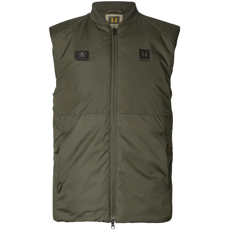 Harkila Clim8 Base Heated Waistcoat - Willow Green