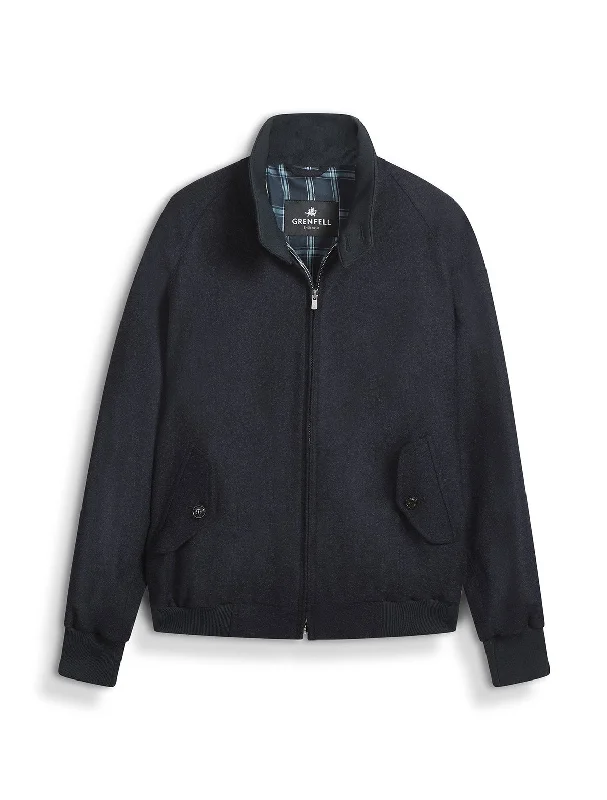 Harrington Merino Wool Navy